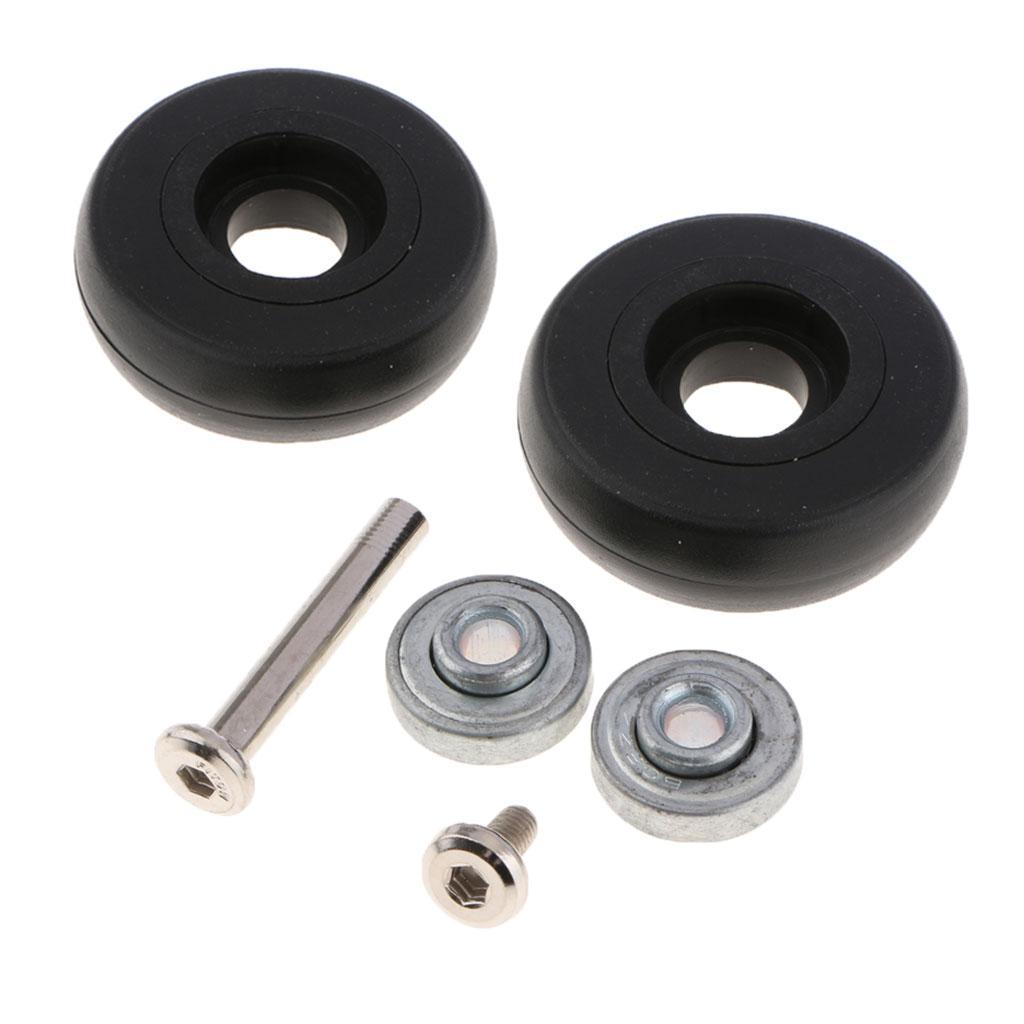 1 Set Luggage Wheels Replacement Suitcase Trolley Case DIY Casters 5018A-A