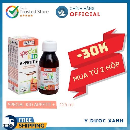 SPECIAL KID APPETIT, 125ml, Siro ăn ngon cho bé, trẻ em của Pháp - Y Dược Xanh