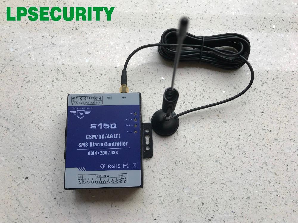 Bộ điều khiển GSM RTU thông minh Bộ điều khiển plc S150 với bộ điều khiển báo động công nghiệp gsm Android/ios APP và rơle 8I/2O