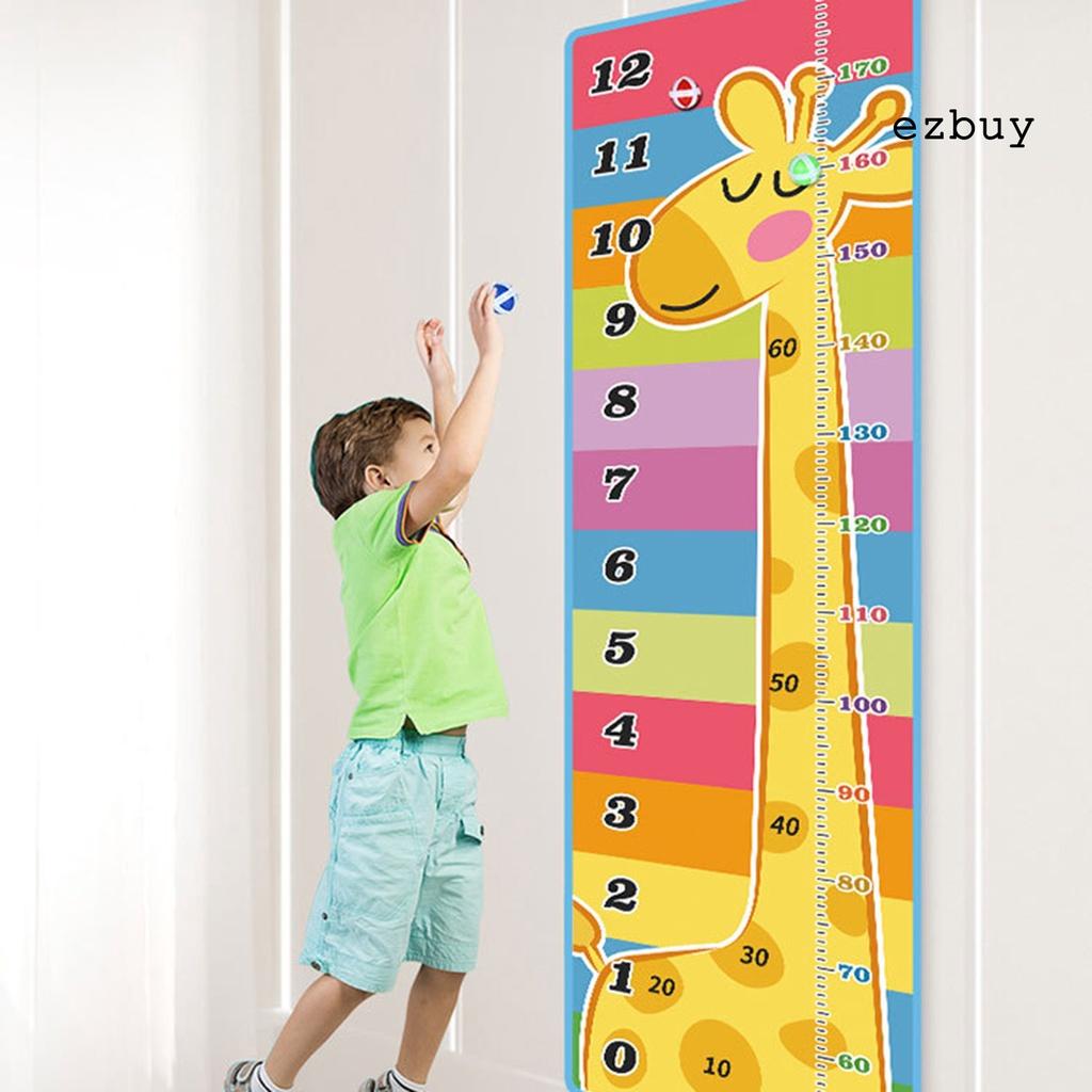 EY-27Pcs/Set Sticky Height Growth Chart Multifunctional Lovely Two-sided Visual Heights Chart Toy for Home