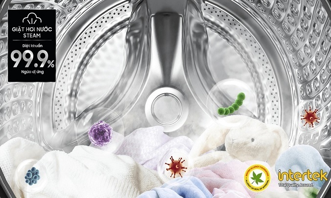 Máy giặt Samsung - Giặt hơi nước diệt khuẩn Hygiene Steam