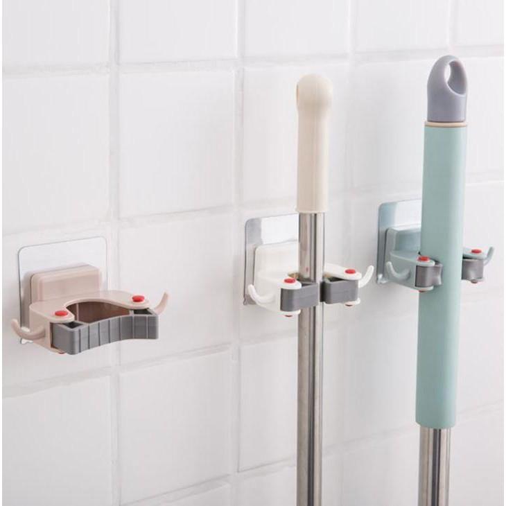Móc Dán Tường Giữ Cây Lau Nhà,Chổi Chịu Lực Tốt Không Thấm Nước