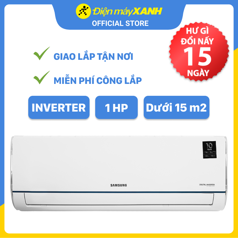 Máy lạnh Samsung Inverter 1 HP AR09TYHQASINSV - Hàng Chính Hãng(Giao Toàn Quốc)