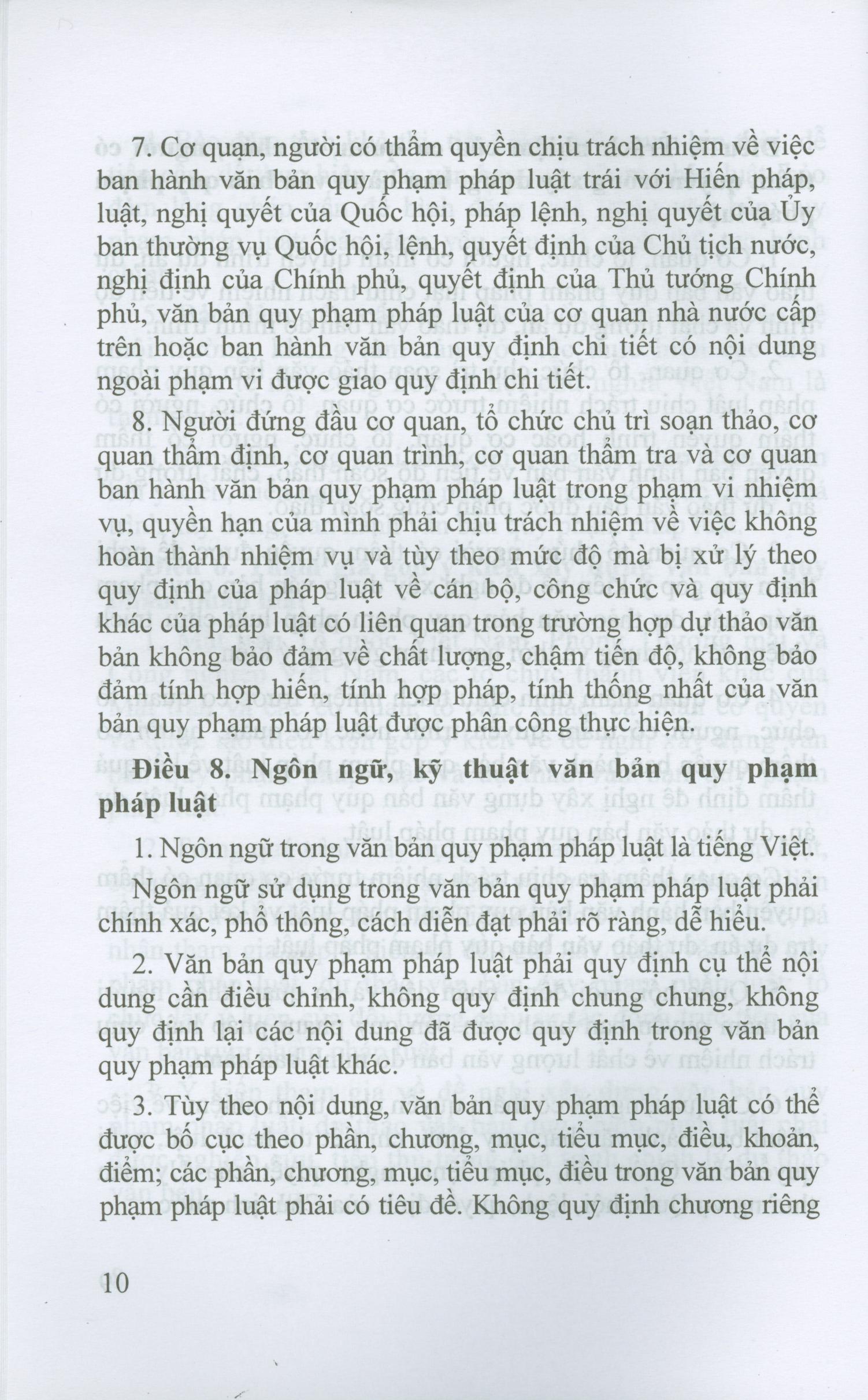 Luật Ban Hành Văn Bản Quy Phạm Pháp Luật Và Văn Bản Hướng Dẫn Thi Hành (Tái bản)