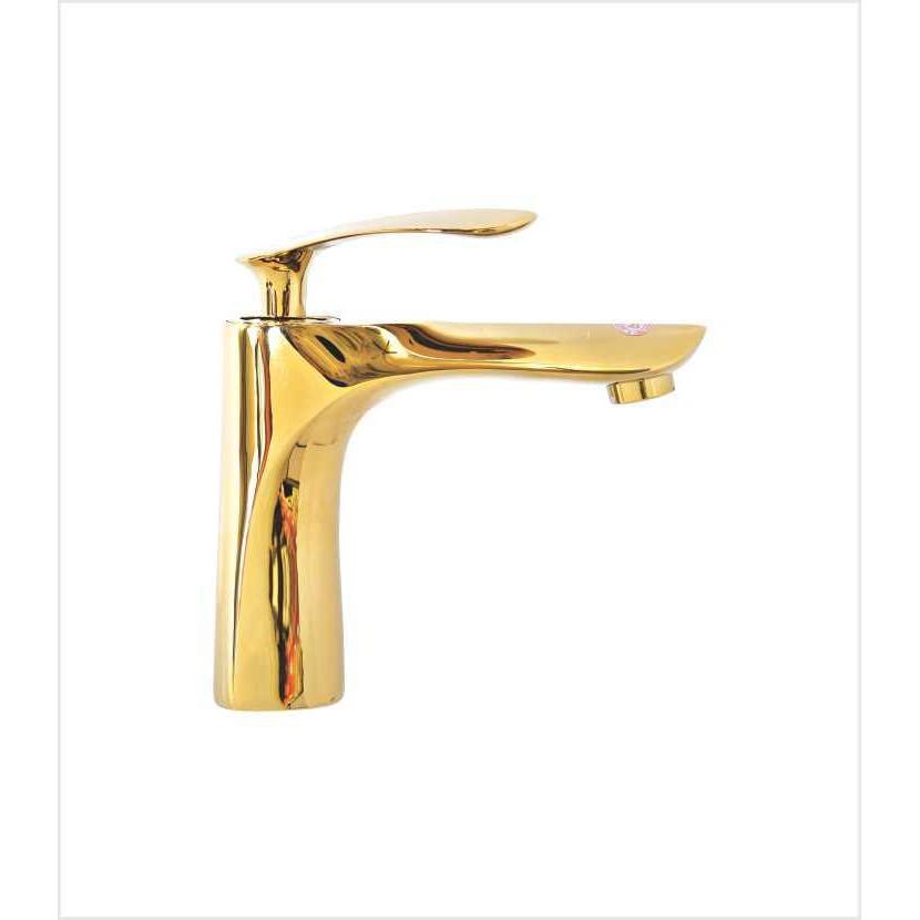 Vòi lavabo mạ vàng 20cm EV-MV30