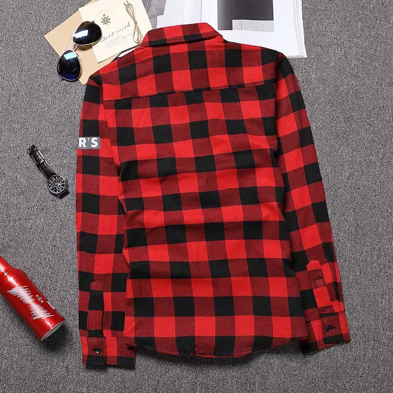 Áo sơ mi tay dài họa tiết sọc thời trang phong cách cho nam