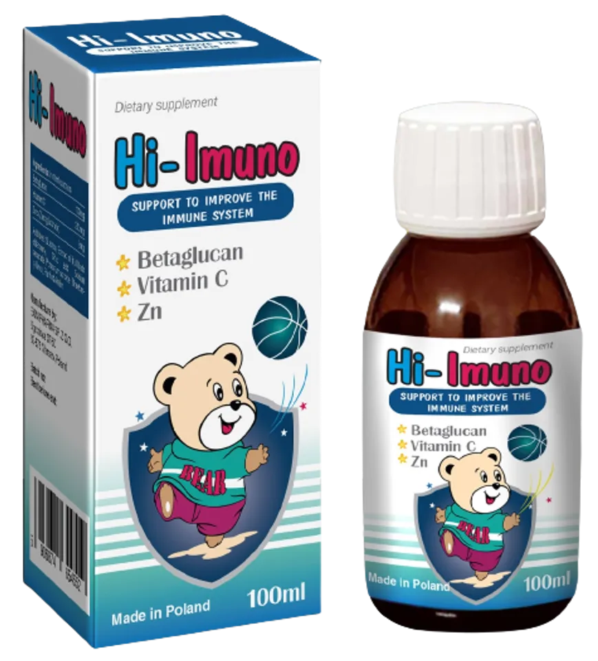 [Hàng chính hãng]Siro Tăng Đề Kháng, Tăng Cường Sức Khỏe Cho Trẻ Em HI-IMUNO (100ml)