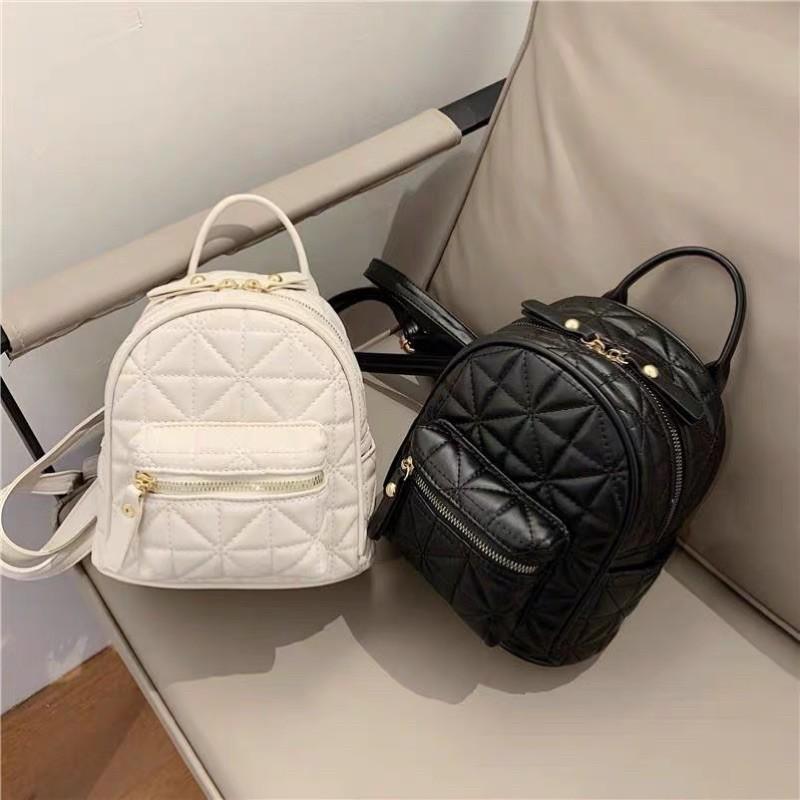 Ba Lô Nữ FREE SHIP Ba Lô Thời Trang Nữ Hottrend Nhiều ngăn Fom Giáng Trẻ Trung Năng Động vừa đeo chéo + đeo vai