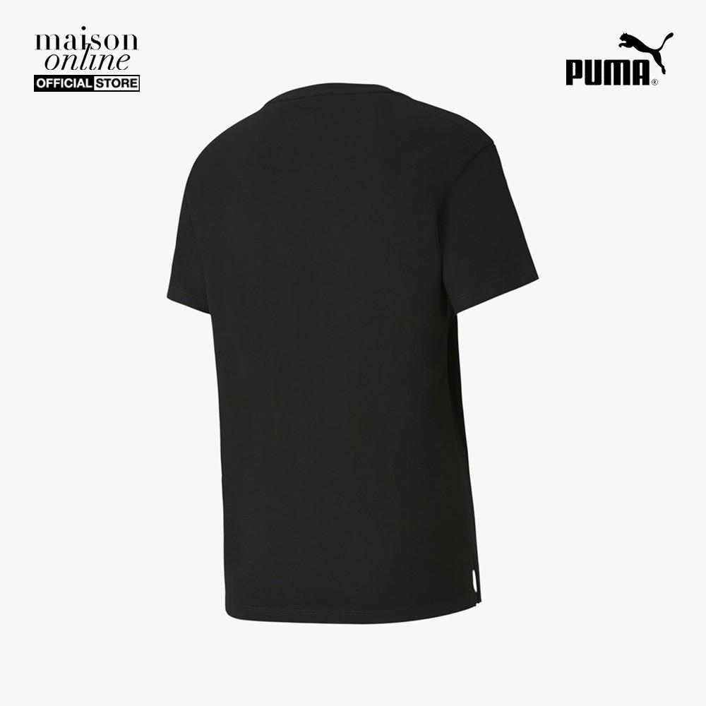 PUMA - Áo thun nữ tay ngắn cổ tròn Prime Classics Logo 595514