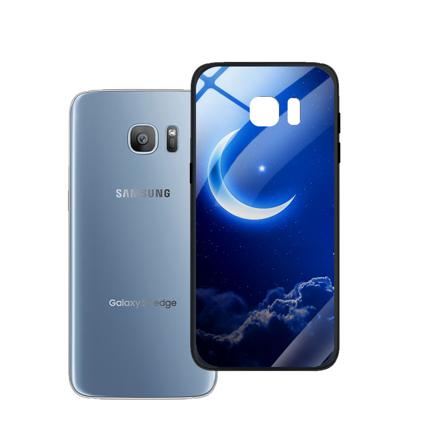 Ốp Lưng Kính Cường Lực cho điện thoại Samsung Galaxy S7 Edge - 0220 MOON01