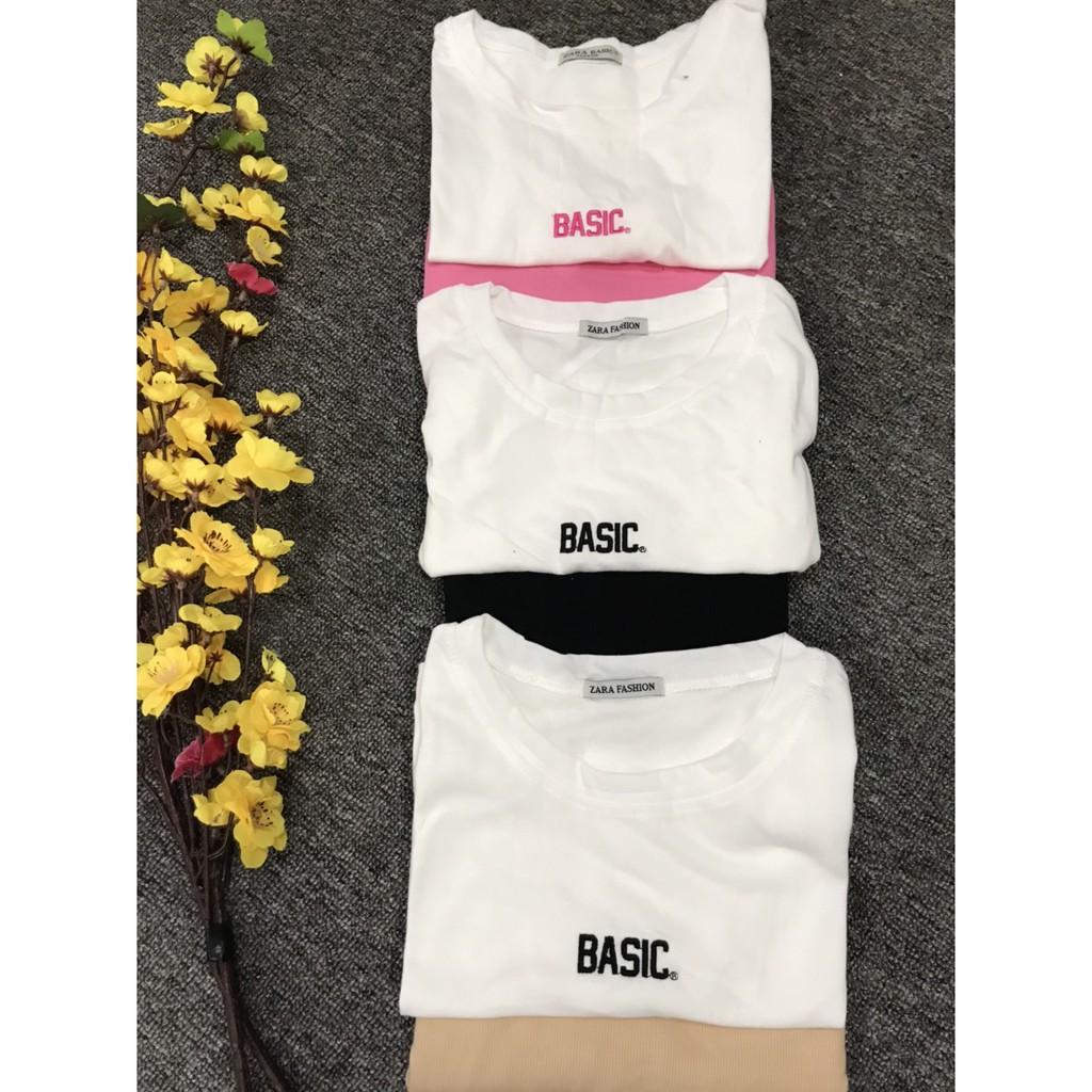 Sét áo croptop áo thun chân váy body midi sét bộ áo thun chân váy siêu xinh