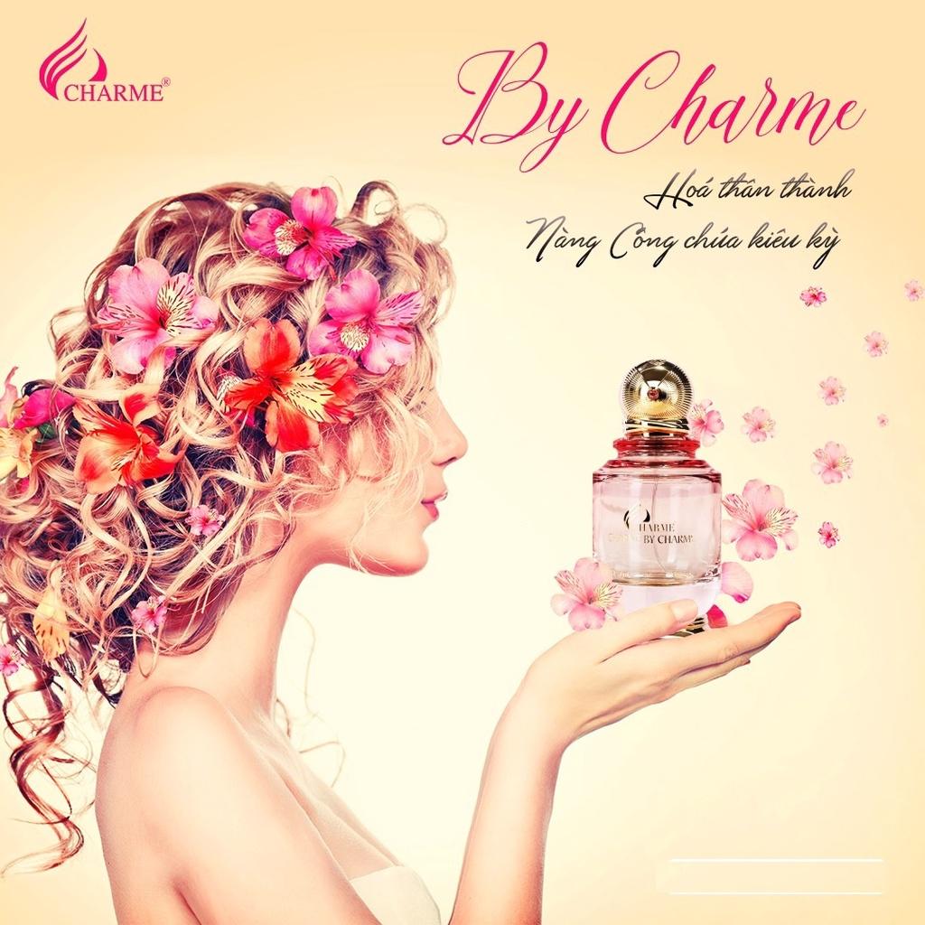 Nước hoa nữ cao cấp, lưu hương lâu, Charme By Charme, mùi hương nhẹ nhàng, thanh thoát, đầy tinh tế, 100ml