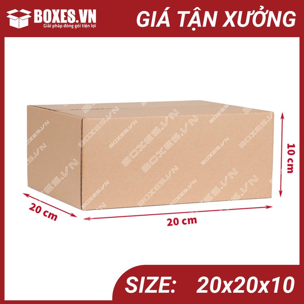 20x20x10 Combo 50 hộp Carton đóng gói hàng giá tại xưởng