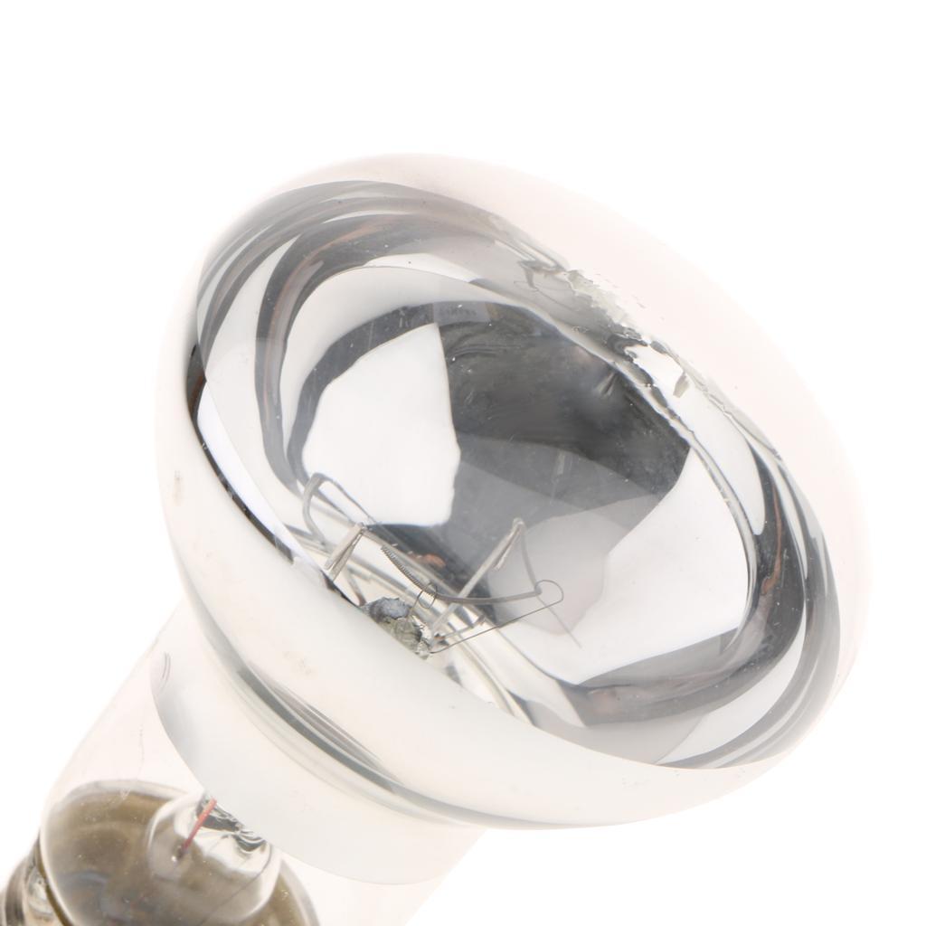 2 Pcs Glass Reptile Heat Emitter Lamp Heater Bulb for Reptiles, Chicken Coop