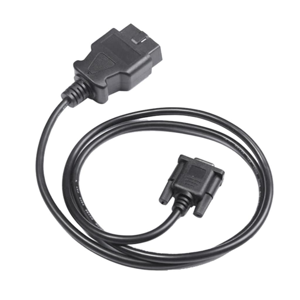 OBD2 16 Chân Để DB9 9-Pin Cổng Nối Tiếp RS232 OBD2 Cáp Xe Chẩn Đoán