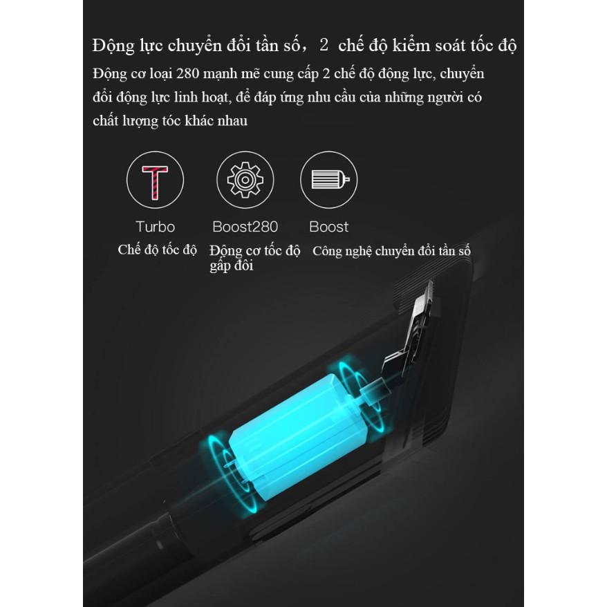 Máy cắt tóc không dây ENCHEN pin sạc + Khuyến mãi tặng kèm 2 kéo , 1 khăn - AsiaMart