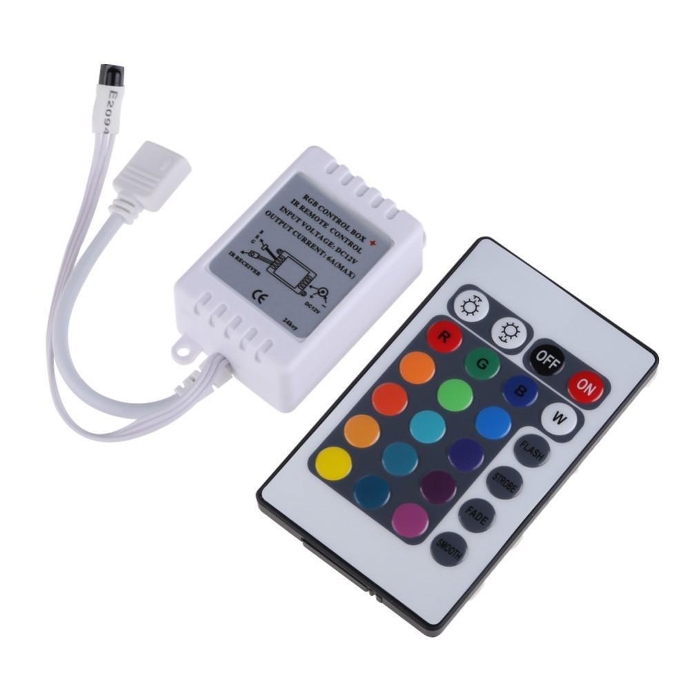Bộ điều khiển đèn led đổi màu từ xa kết nối bluethoo không dây loại tốt hàng cao cấp