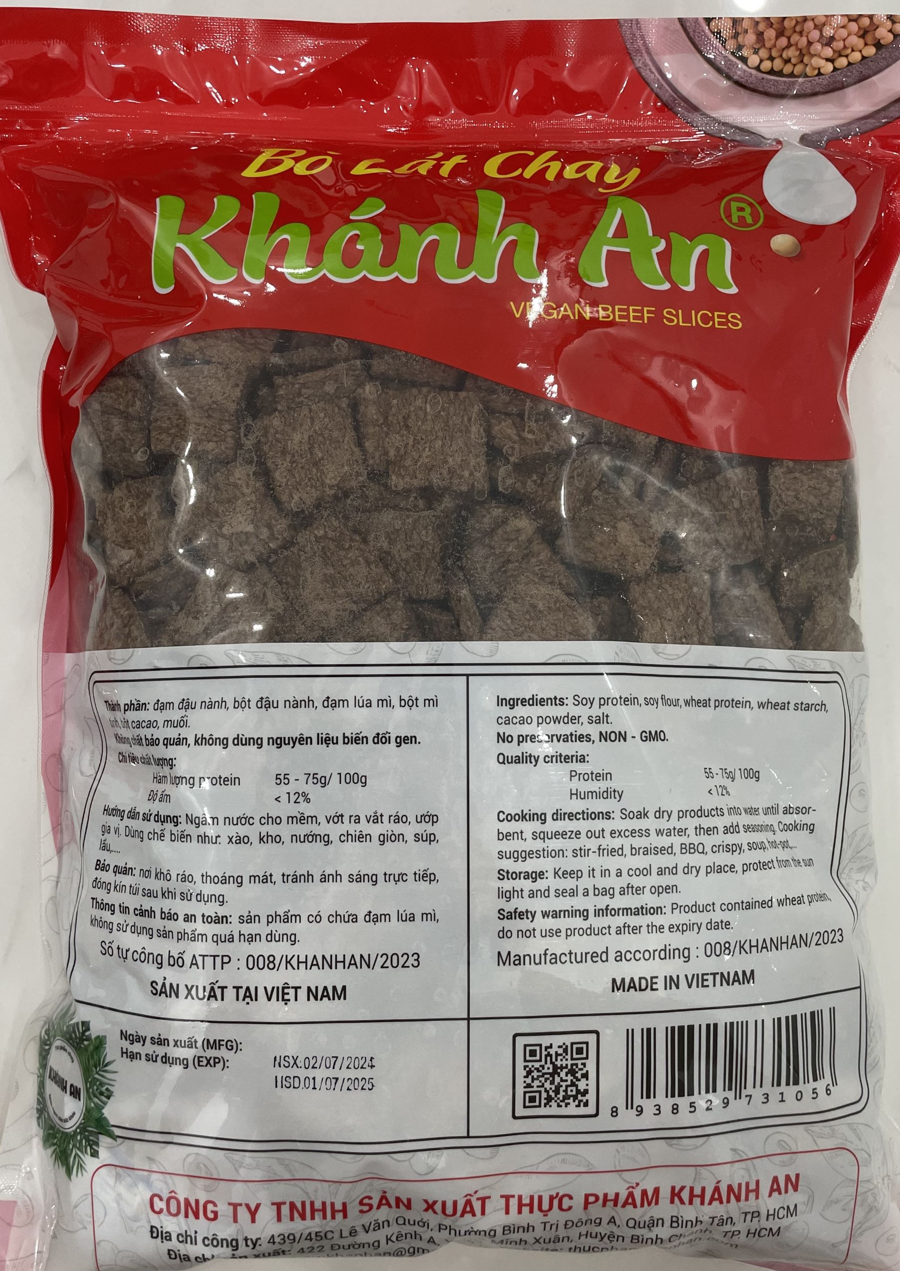 Bò lát chay Khánh An 1kg