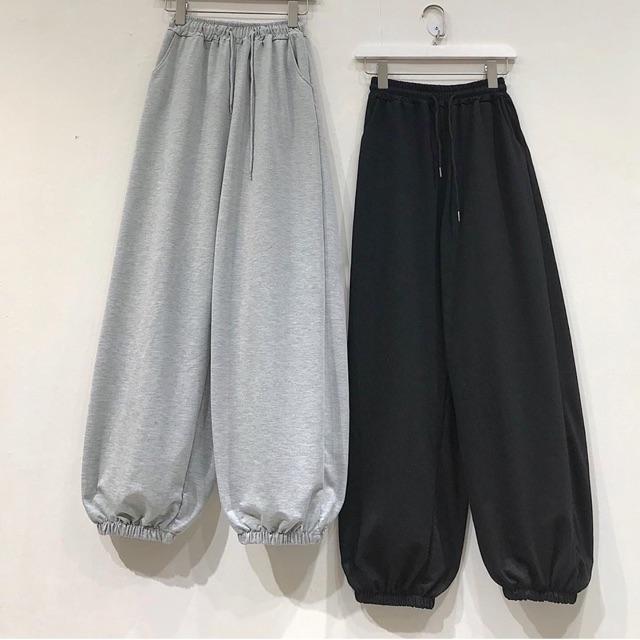 Quần jogger dưới 68kg Hottrend - Trơn bó ống chun