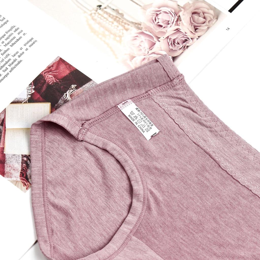 Quần Lót Cotton Nữ Trơn Kháng Khuẩn Cạp Cao Cao Cấp Mềm Mại PINKBOUTIQUE QL999