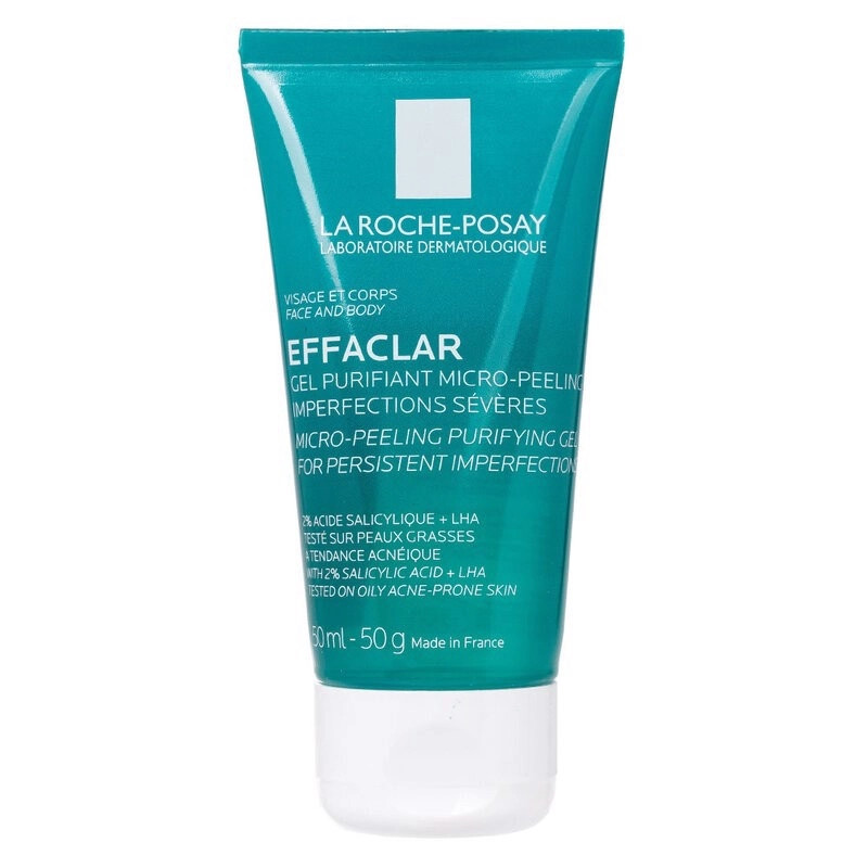 Sữa Rửa Mặt & Sữa Tắm LAROCHEPOSAY Effaclar Micro-Peeling Gel Cleanser làm sạch & giảm mụn 50ml