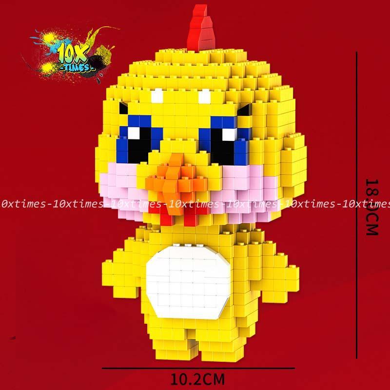 (18cm) Mô hình lắp ráp 12 con giáp lớn - Thân-khỉ