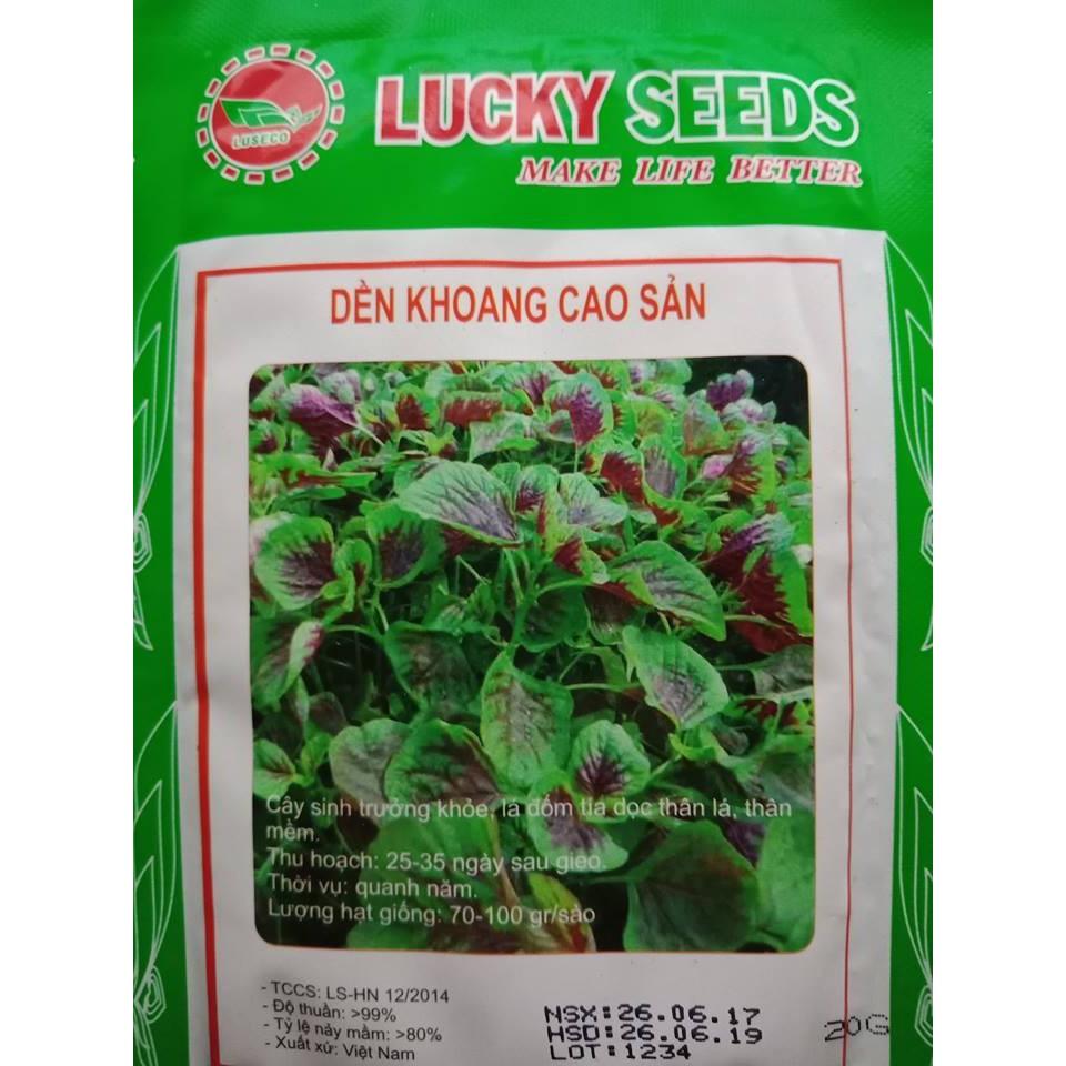 COMBO 2 gói hạt giống rau dền khoang cao sản