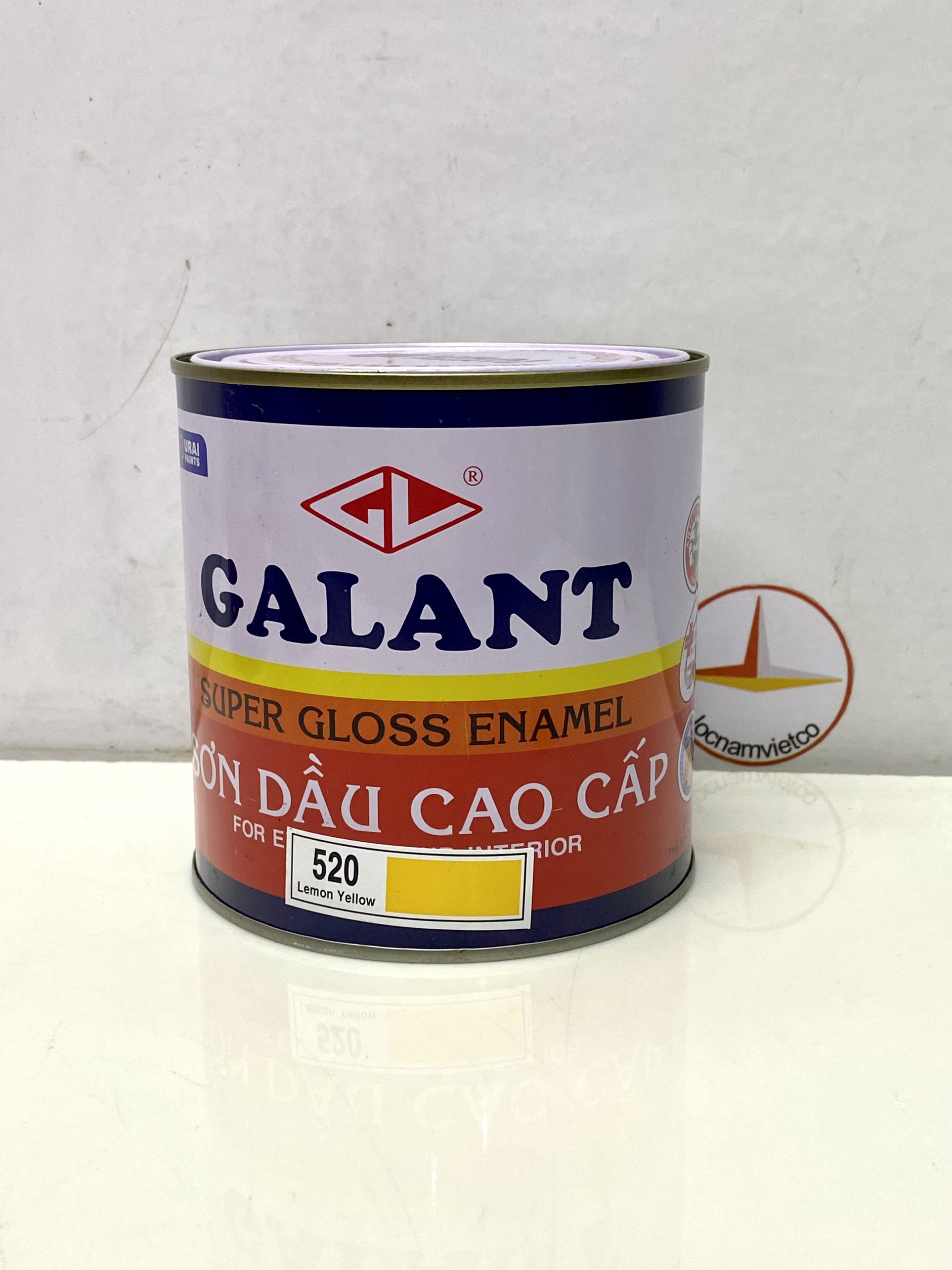 Sơn dầu Galant màu vàng Lemon Yellow 520 _ 0.8L