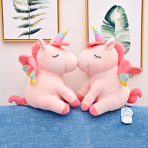 Gấu bông ngựa một sừng Unicorn 40cm TNB215 - Màu hồng