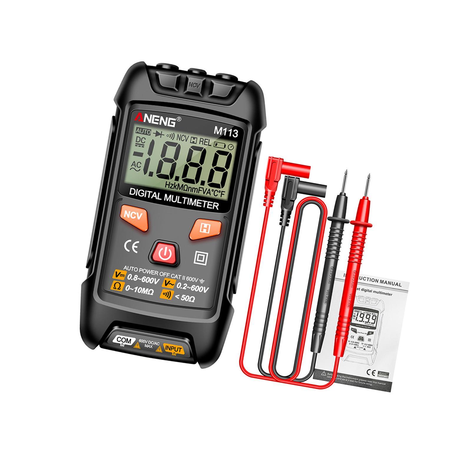 Pocket Multimeter Electrical Tester Ohm meter for  DC Voltage, Current, NCV, Continuity, Capacitance, Diodes, Meansurement, Meter for Automotive