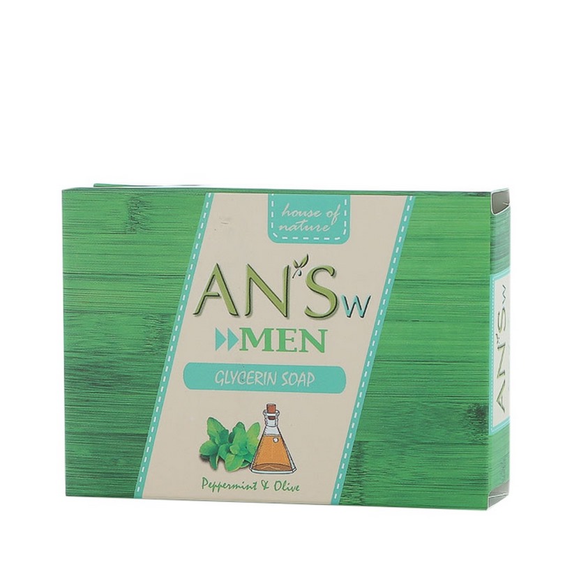 Combo 2 Xà phòng thiên nhiên AN’Sw Bạc Hà [Men] và Dầu Olive 100g