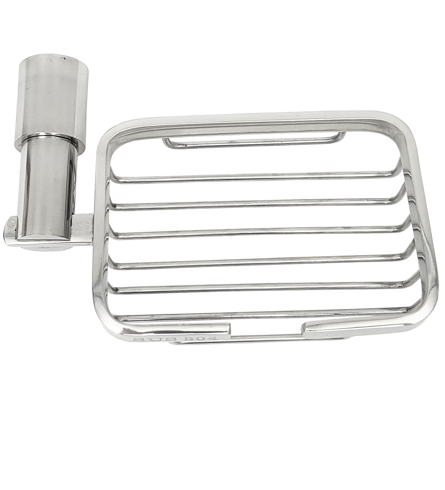 Kệ xà bông đế hông tròn inox 304