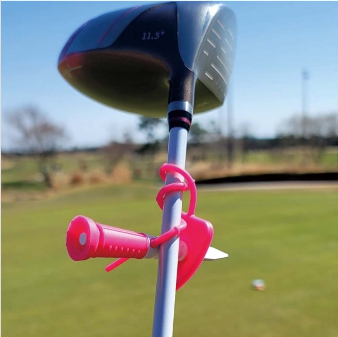 King tee golf hạn chế slide, Chất liệu nhựa dẻo silicone, Dẫn hướng gậy driver, Dễ tìm tee sau khi phát bóng, đầu tee đường kình 20mm giữ bóng không rơi