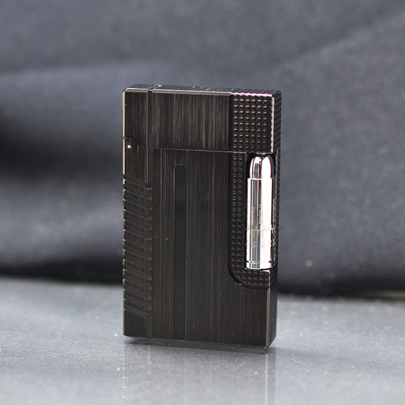 Vỏ hộp quẹt ga đá D-06D dòng 2 lỗ mô hình điệp viên 007