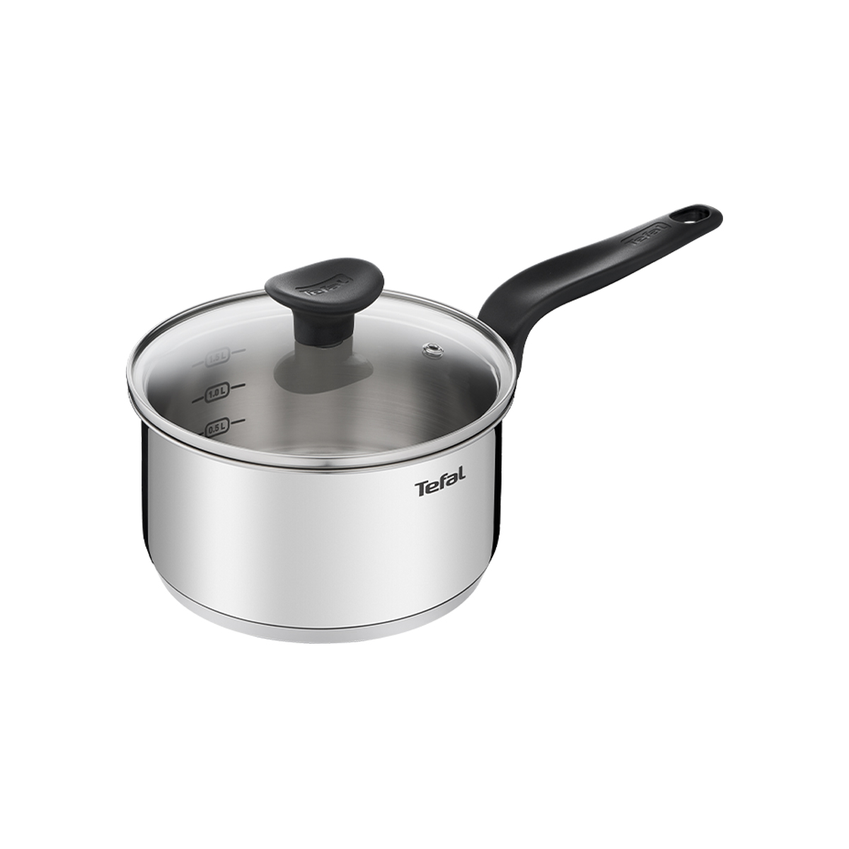 Nồi inox cán dài Tefal Primary 18cm, 2.1L, dùng cho mọi loại bếp- Hàng chính hãng