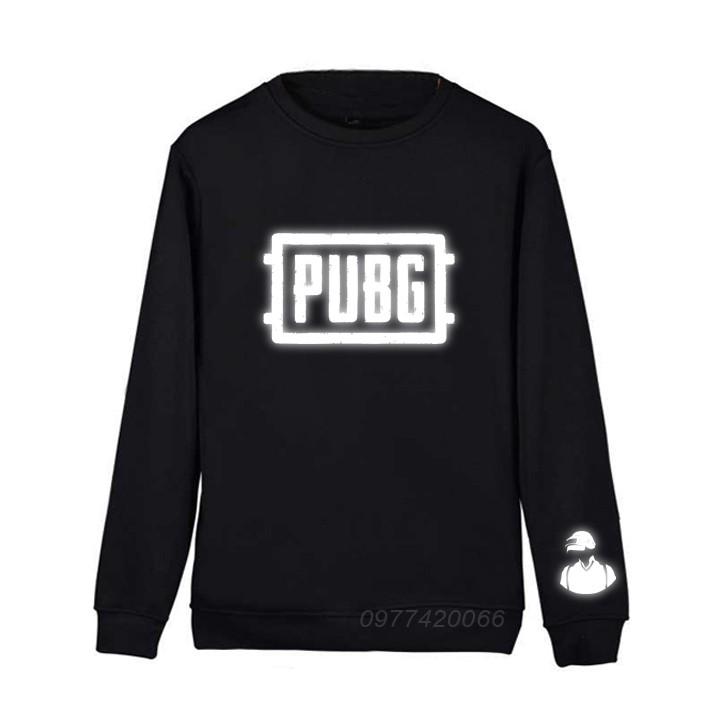 áo PUBG sweater phản quang, áo thu đông game PUBG phản quang