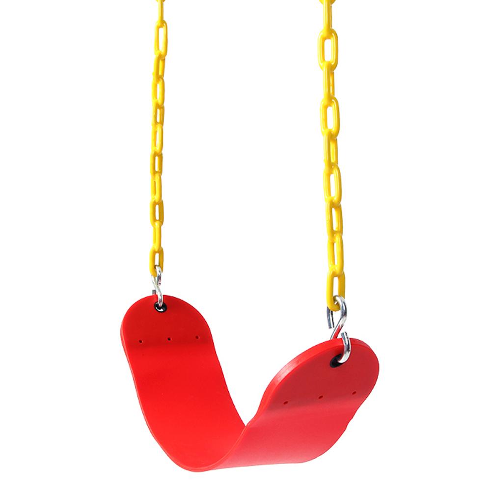 Ghế xích đu Sân chơi SWING SETS được bọc bằng nhựa có móc và carabiners