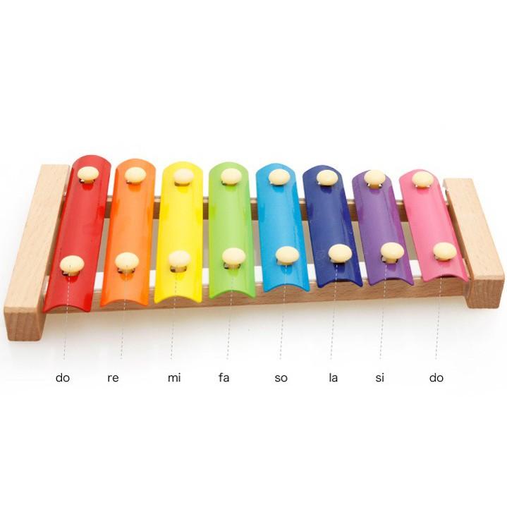 Đàn Xylophone 8 Thanh  HCM   Âm thanh hay,màu sắc đẹp, bé làm quen với âm nhạc.