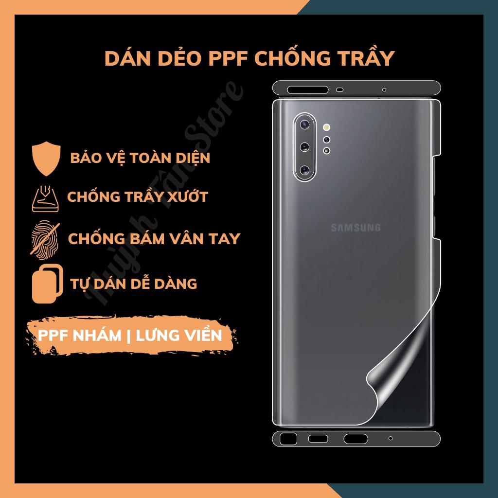 Dán dẻo PPF Note 10, Note 10 Plus trong suốt hoặc nhám , chống trầy xướt, giữ nguyên vẻ đẹp