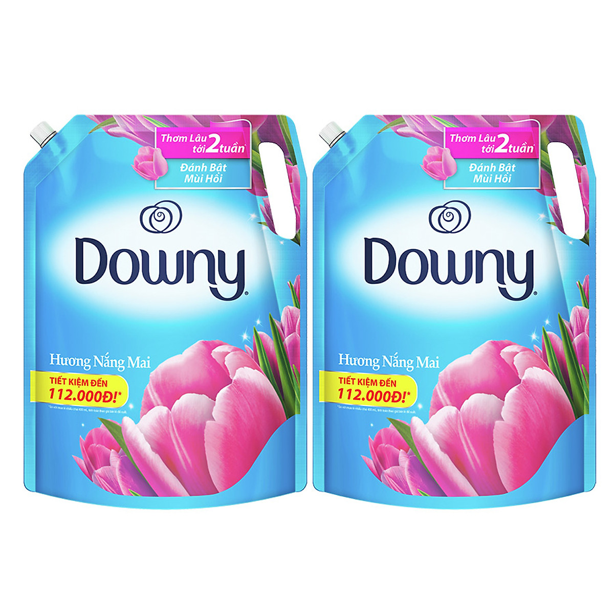Combo 2 Túi Nước Xả Vải Downy - Nắng Mai 2.3L