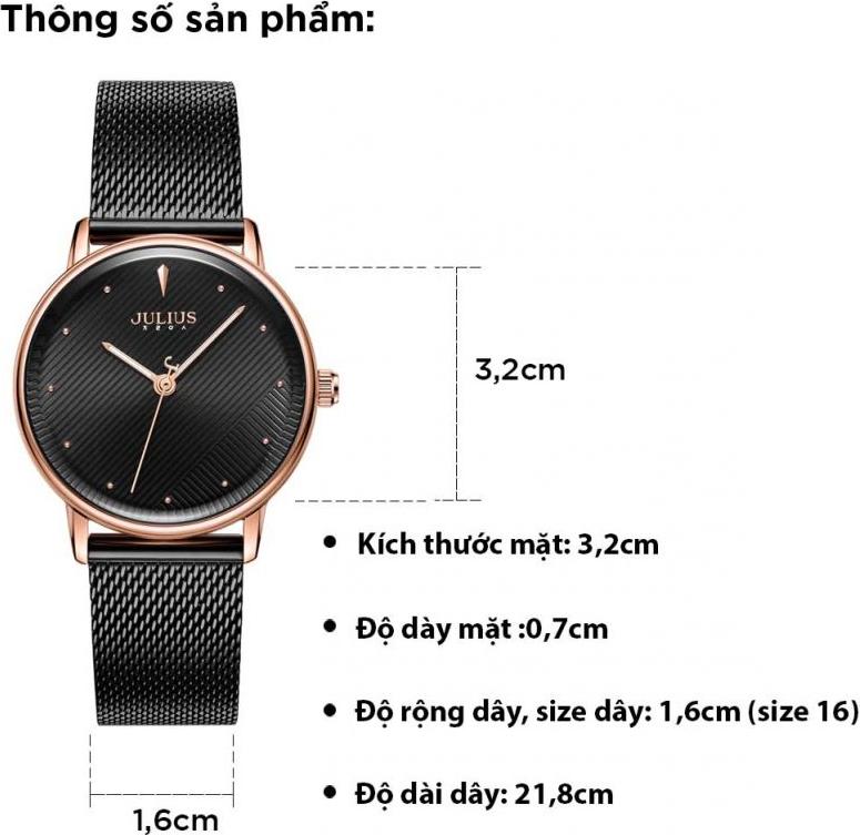 Đồng hồ nữ Julius JA-1238LD