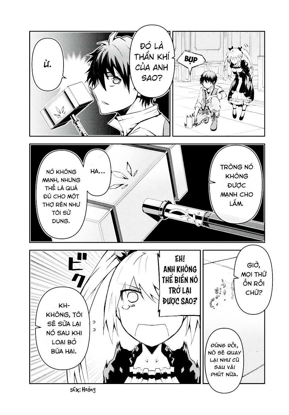 từ chức nghiệp yếu nhất trở thành "thợ rèn" mạnh nhất chapter 15 5