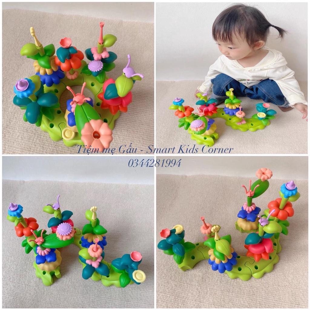 ĐỒ CHƠI DIY LẮP GHÉP KHU VƯỜN CỔ TÍCH FLOWER GARDEN BUILDING TOY SET GIÚP BÉ PHÁT TRIỂN TƯ DUY