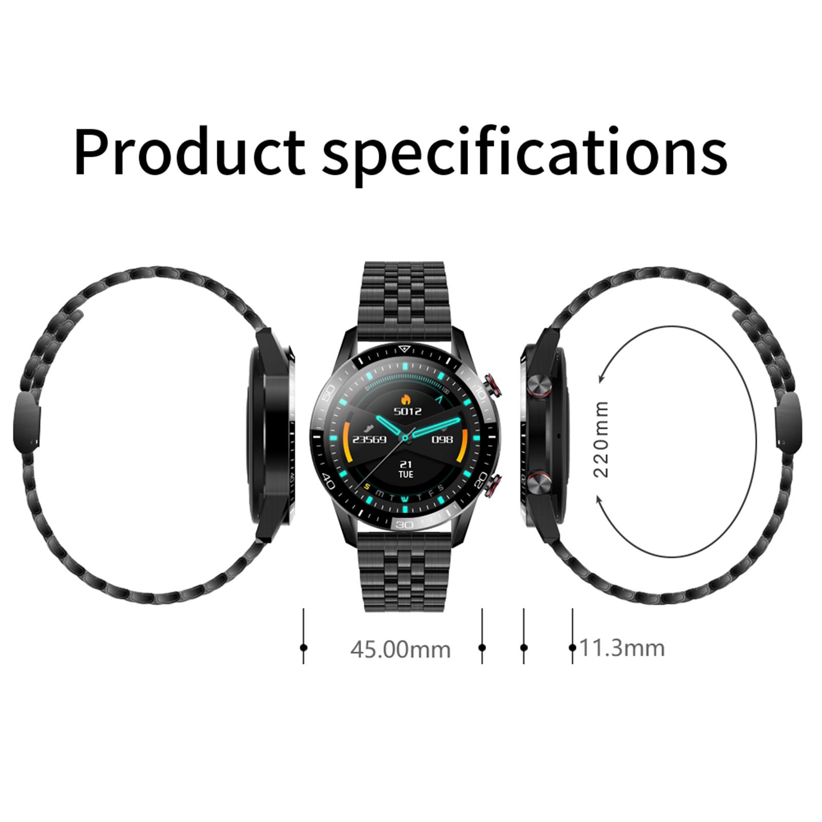 1.3" Bluetooth Smart Watch TK28 Blood Pressure Monitor IP68 Waterproof Sports Fitness Tracker for IOS/Android