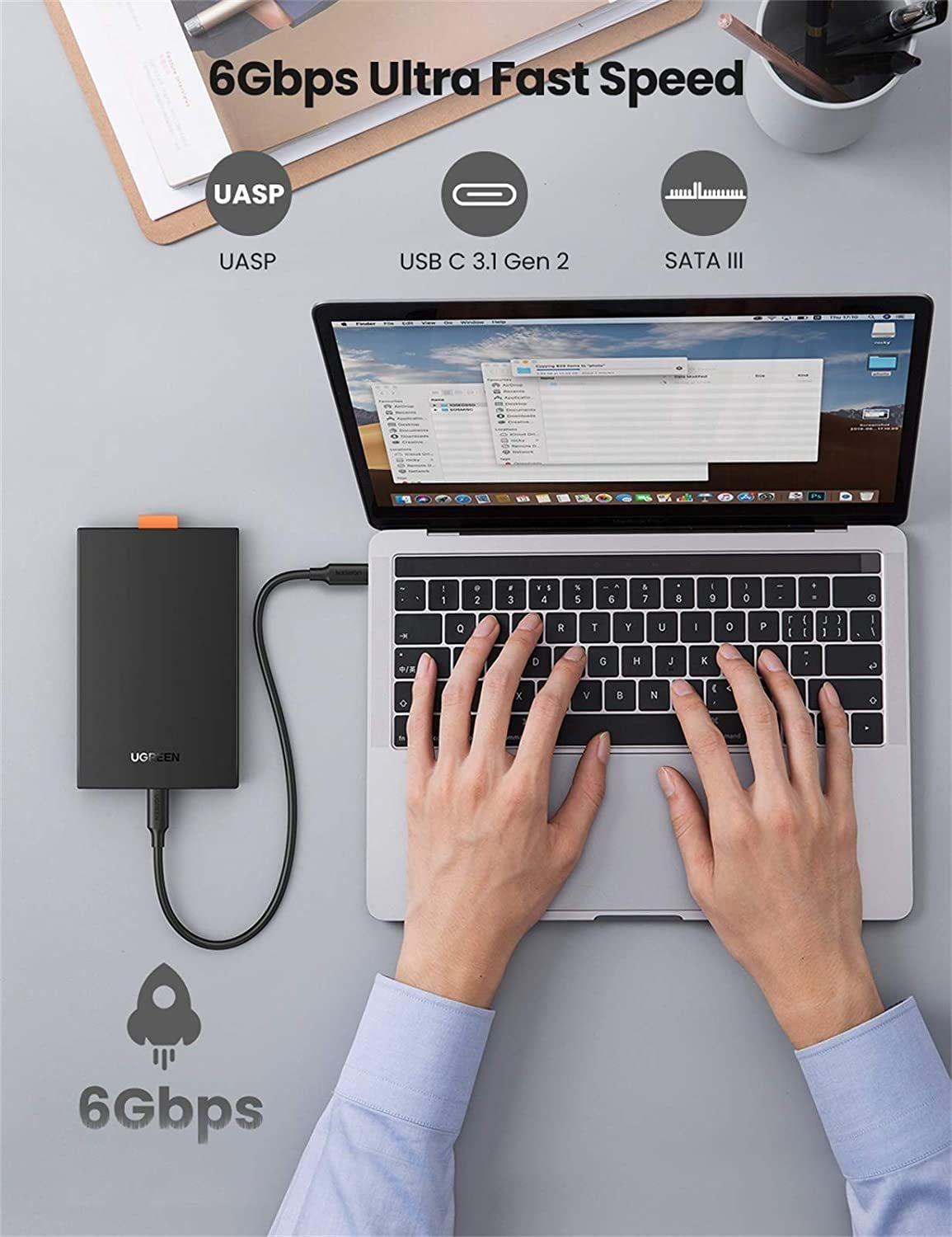 Ugreen UG80556CM237TK USB 3.0 hộp đựng ổ cứng 2.5Inch - HÀNG CHÍNH HÃNG