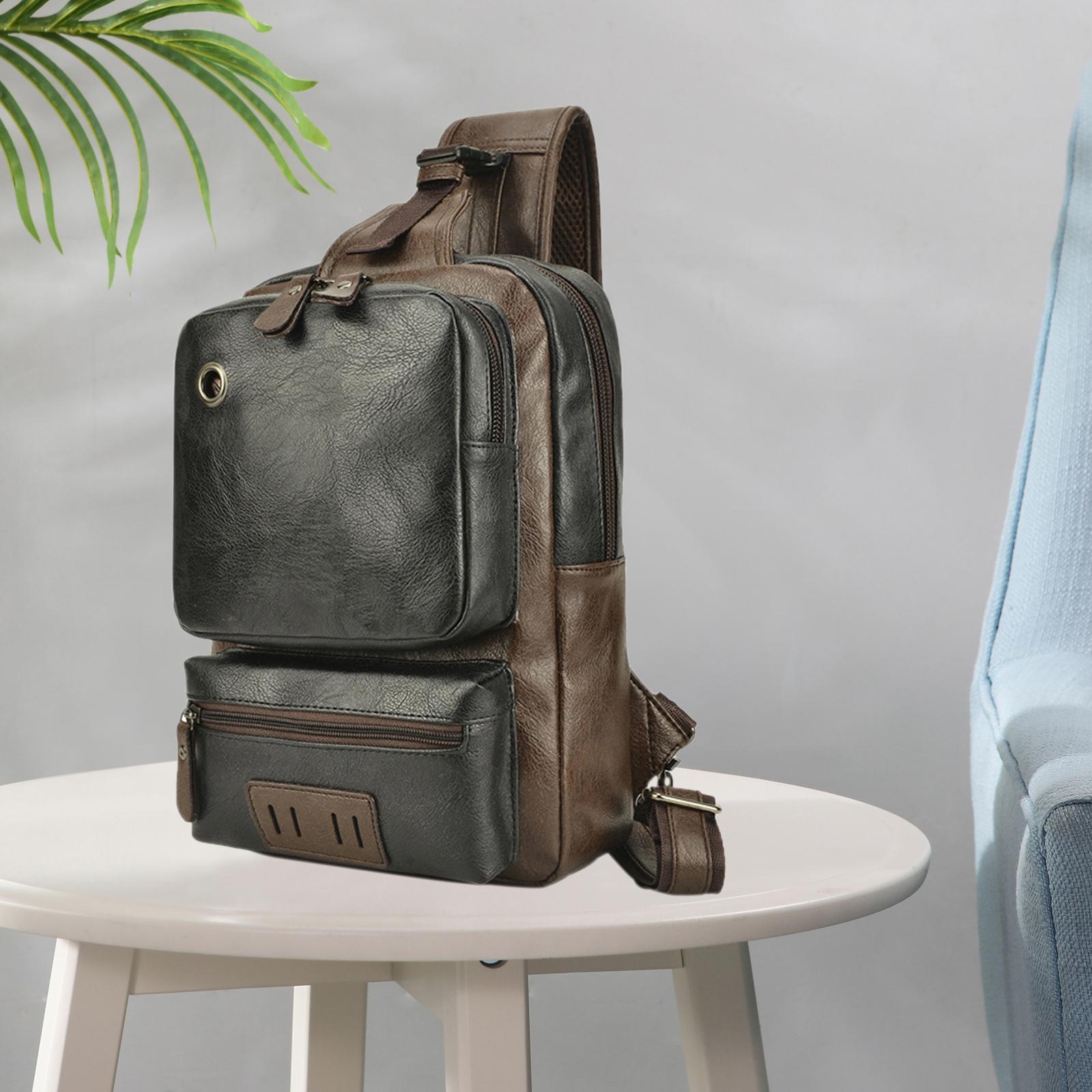 Men's Sling Bag Handbag Anti-Theft Shoulder Pack for Camping Outdoor Sports Travelling