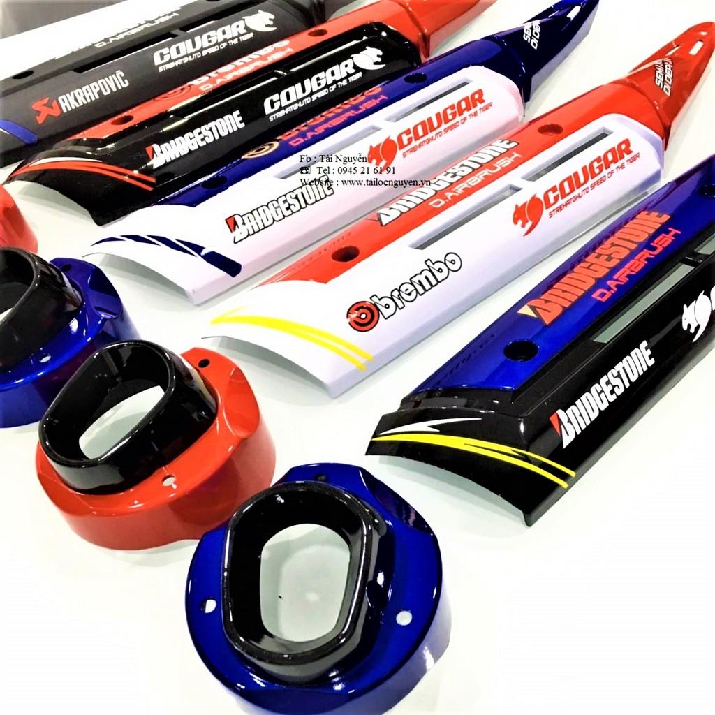Bộ ốp pô dành cho EX 150 loại dày đẹp dáng thể thao lắp chuẩn không cần chế