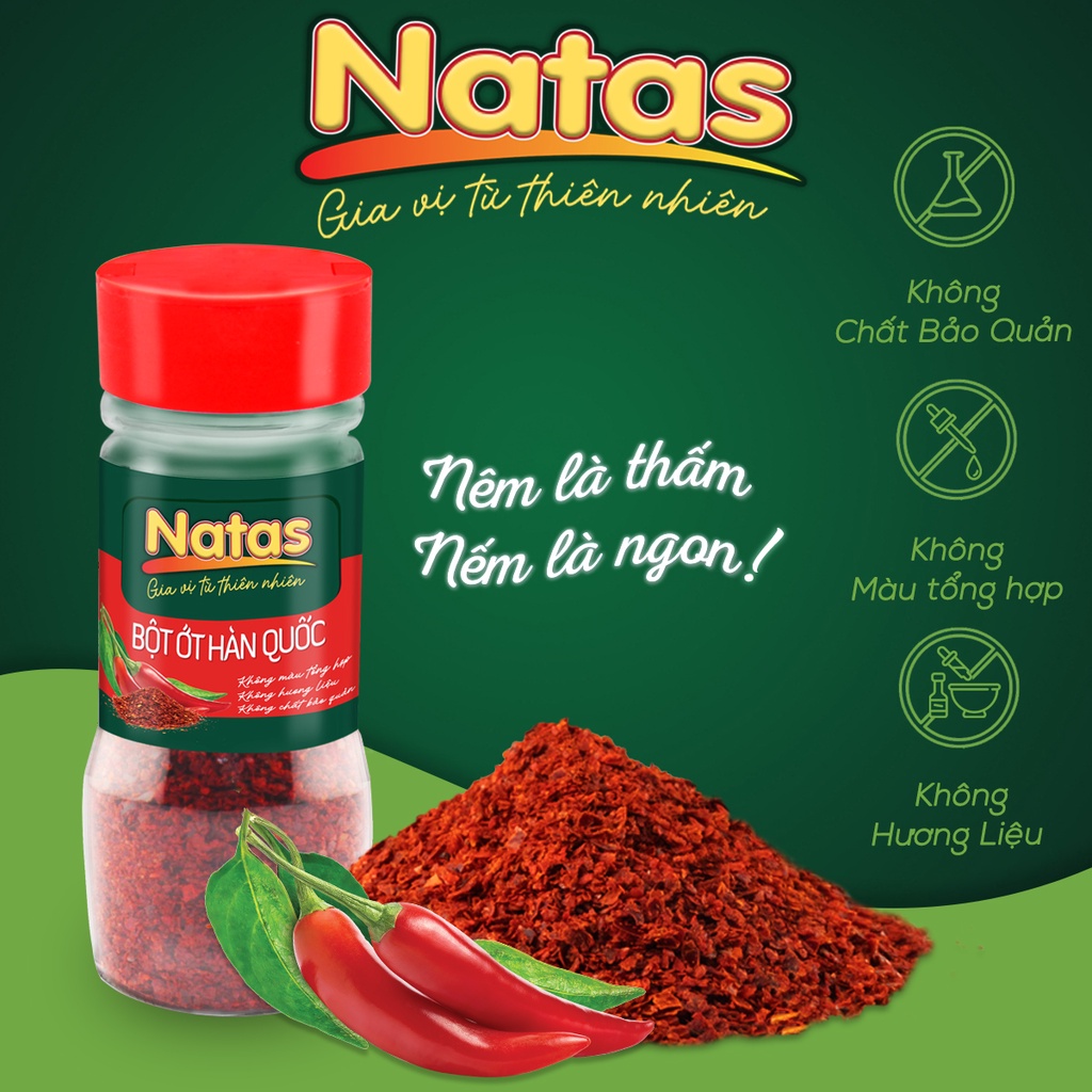 Bột ớt Hàn Quốc Natas