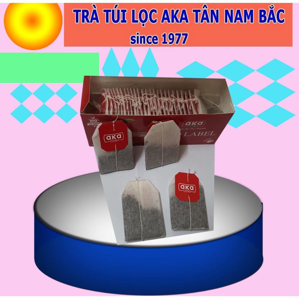 Trà túi lọc Nhãn đỏ AKA Red Label 1 túi lọc 2g, hộp 25 túi lọc 50g hoạc 100 túi lọc 200g