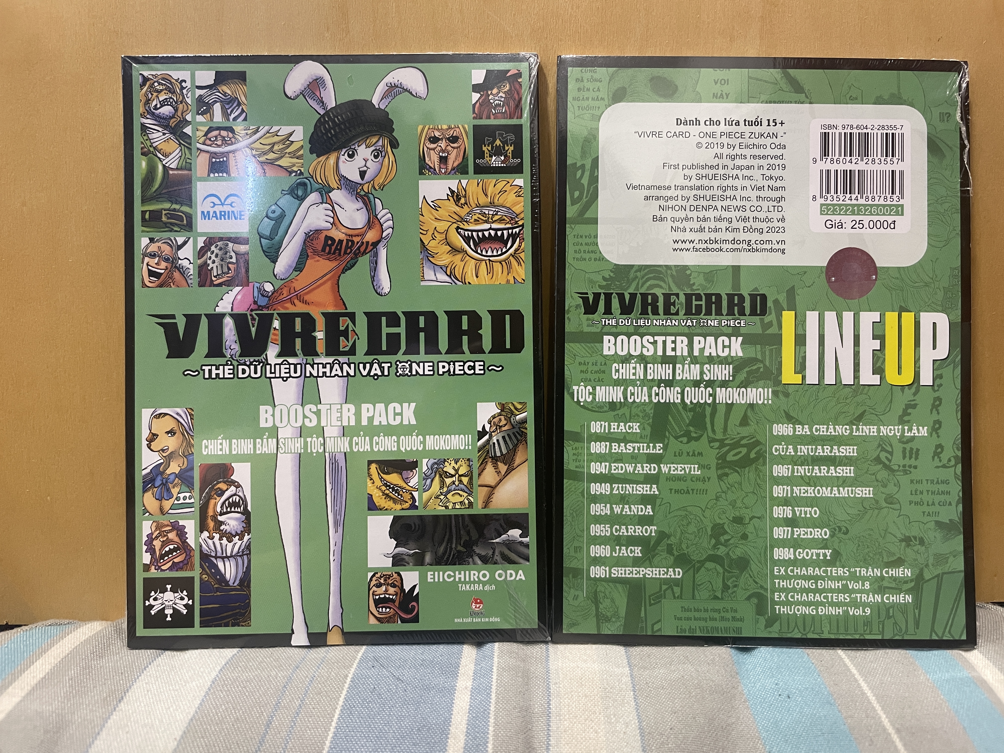 One Piece Vivre Card - Thẻ dữ liệu nhân vật One Piece Booster Pack - Chiến binh bẩm sinh ! Tộc Mink của công quốc Mokomo